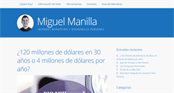 Desktop Screenshot of miguelmanilla.com